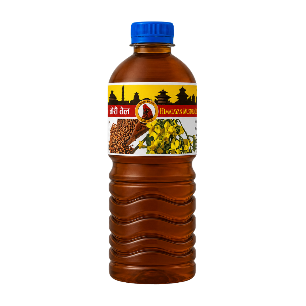 Rato bhale Bhuteko Tori Oil 500 ml buy online USA - 1